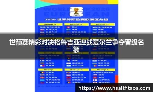 世预赛精彩对决格鲁吉亚迎战爱尔兰争夺晋级名额